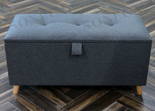 Load image into Gallery viewer, The Modern Curve Ottoman Storage